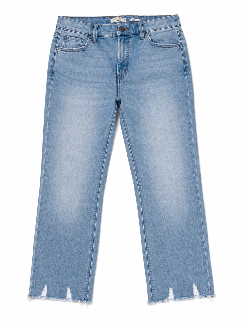 JEN7 by‎ 7 For All Mankind Ankle Straight Jeans Size 10 Light Wash